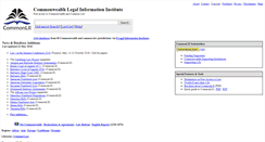 Desktop Screenshot of commonlii.org