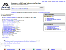 Tablet Screenshot of commonlii.org
